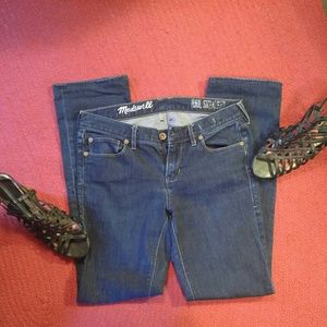 Madewell Rail Straight leg Jeans size 28 x 32 1/2"